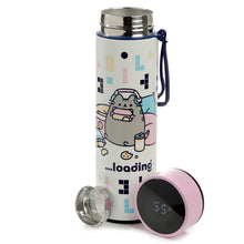 Pusheen Cat Gaming Hot and Cold Digital Thermometer Bottle