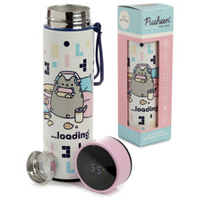 Pusheen Cat Gaming Hot and Cold Digital Thermometer Bottle