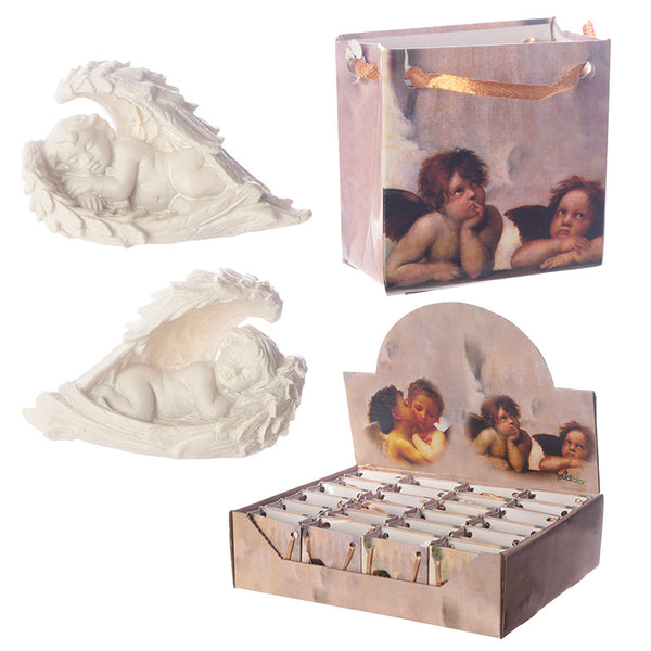 Cherub in Angel Wings Figure in a Mini Gift Bag