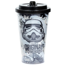 The Original Stormtrooper Shatterproof Double Walled Cup and Straw
