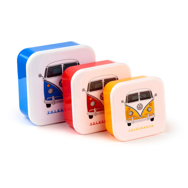 Volkswagen VW T1 Camper Bus Lunch Box Set M/L/XL