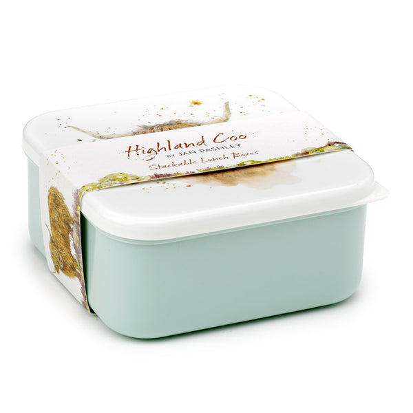 Jan Pashley Highland Coo Cow Lunch Box Set M/L/XL