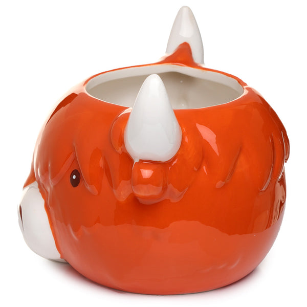 Highland Coo Cow Head Mug