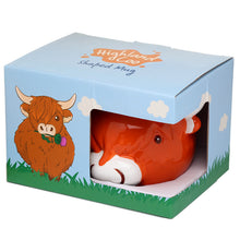 Highland Coo Cow Head Mug