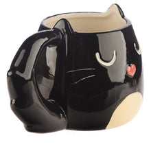 Feline Fine Black Cat Mug