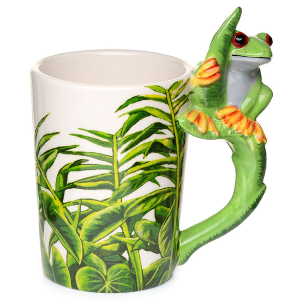 Tree Frog with Foliage Mug
