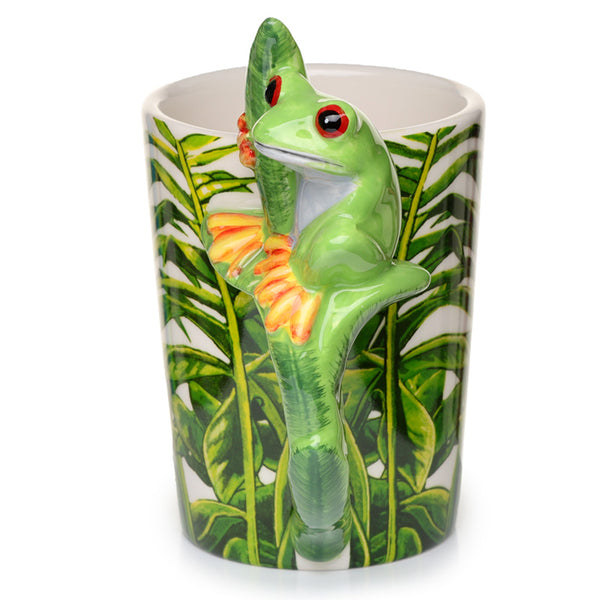 Tree Frog with Foliage Mug