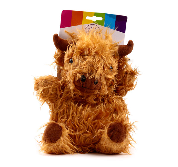 Highland Coo Cow Microwavable Plush Heat Pack
